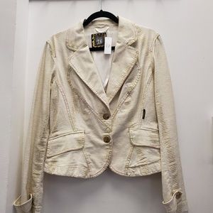Cappopera Jeans | Gold Print Blazer